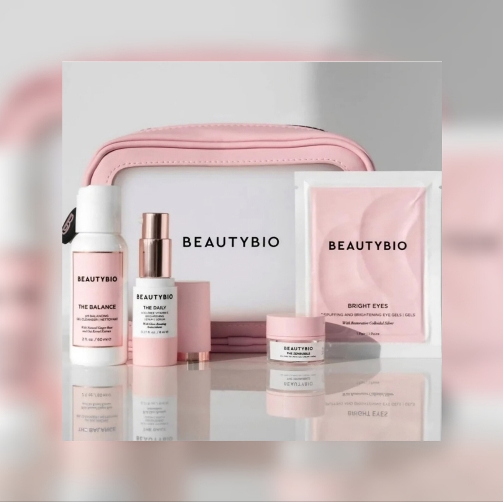 BeautyBio "Perfect Morning Routine" With Case New!